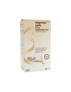 Magnesia cinfa 2,4 g 14...